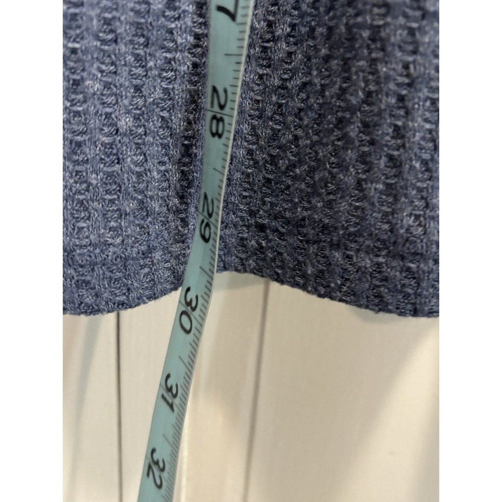 Lane Bryant Thermal Long Sleeve Top Deep V Tie Neck Size 18/20‎ Soft Winter - Picture 2 of 5